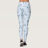 Leggings Motif musical (Dos)