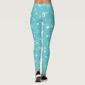 Leggings Motif musical (Dos)