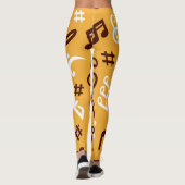 Leggings Motif musical (Dos)