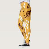 Leggings Motif musical (Gauche)
