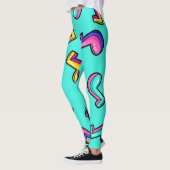 Leggings Motif musical (Gauche)