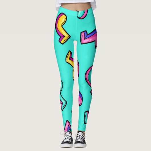 Leggings Motif musical (Devant)