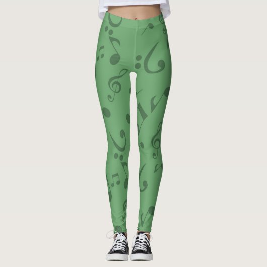 Leggings Motif musical (Devant)