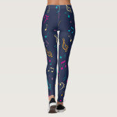 Leggings Motif musical (Dos)