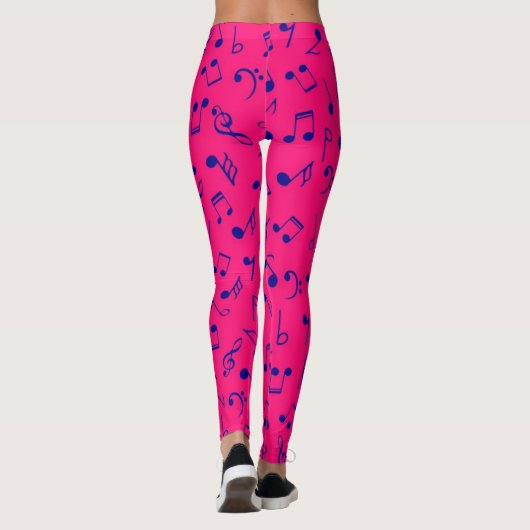 Leggings Motif musical (Dos)