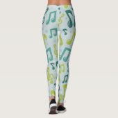 Leggings Motif musical (Dos)