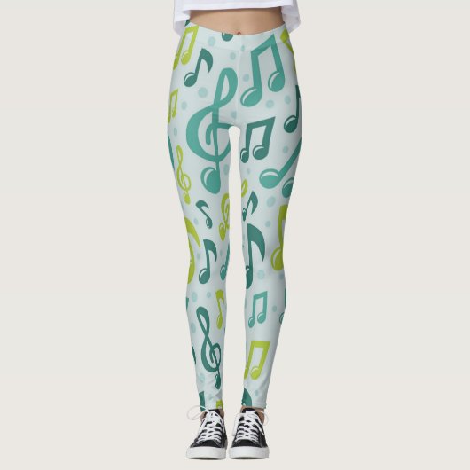Leggings Motif musical (Devant)
