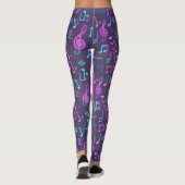 Leggings Motif musical (Dos)