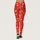 Leggings Motif musical (Dos)