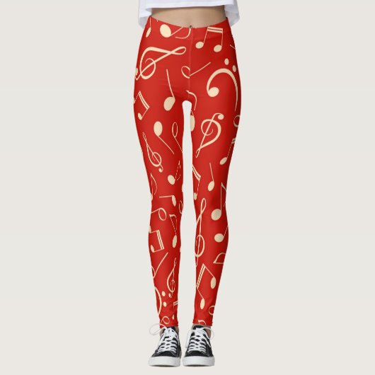 Leggings Motif musical (Devant)