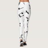 Leggings Motif musical (Dos)