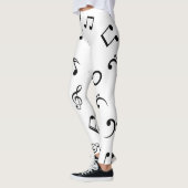Leggings Motif musical (Gauche)