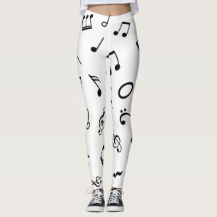 Leggings Motif musical