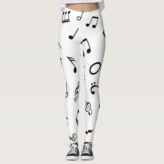 Leggings Motif musical (Devant)