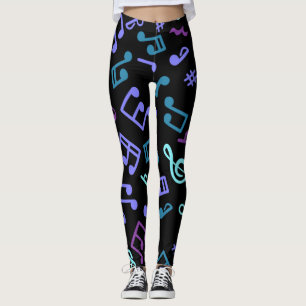 Leggings Motif musical
