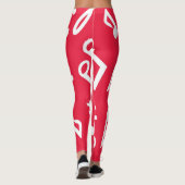 Leggings Motif musical (Dos)