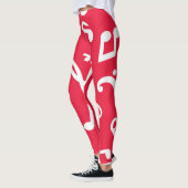Leggings Motif musical (Gauche)