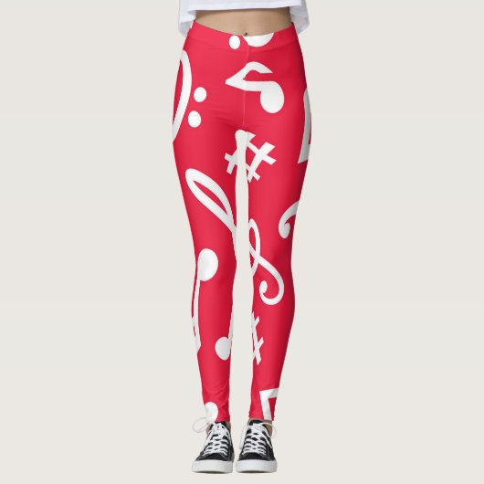 Leggings Motif musical (Devant)