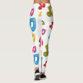 Leggings Motif musical (Dos)