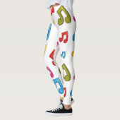 Leggings Motif musical (Gauche)