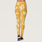 Leggings Motif musical (Dos)