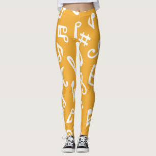 Leggings Motif musical