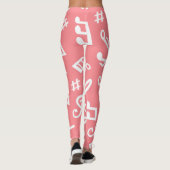 Leggings Motif musical (Dos)