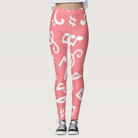 Leggings Motif musical (Devant)