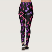 Leggings Motif musical (Dos)