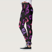 Leggings Motif musical (Gauche)