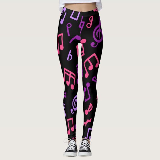Leggings Motif musical (Devant)