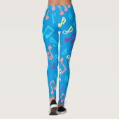 Leggings Motif musical (Dos)