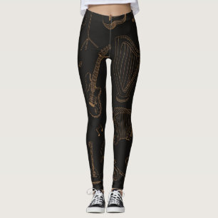 Leggings Motif musical