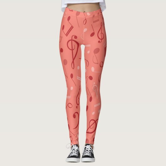 Leggings Motif musical (Devant)