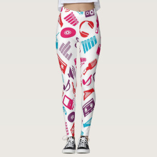 Leggings Motif musical