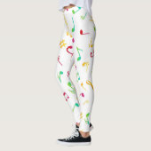 Leggings Motif musical (Gauche)