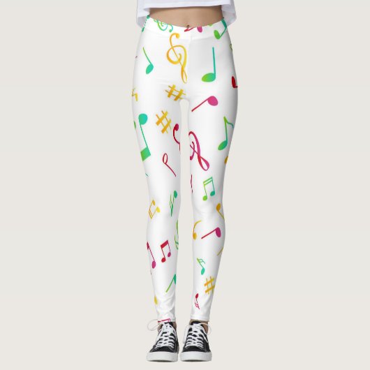 Leggings Motif musical (Devant)