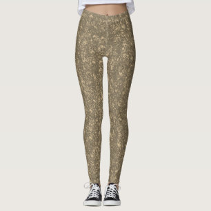 Leggings Motif naturel beige