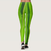 Leggings Motif naturel vert (Dos)