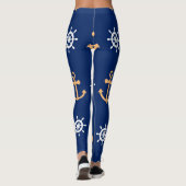 Leggings Motif nautique (Dos)