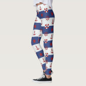 Leggings Motif nautique de bannière étoilée (Gauche)