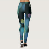Leggings Motif Noël Twilight sur Midnight Blue (Dos)