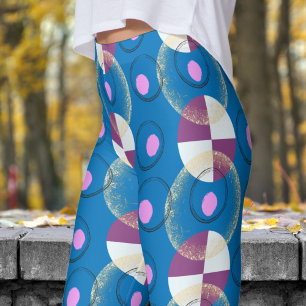 Leggings Motif noir coloré