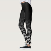 Leggings Motif noir de Valentine de coeurs d'Ombre sur le (Gauche)