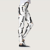 Leggings Motif noir et blanc pingouins (Droite)