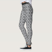 Leggings Motif noir, gris et blanc (Gauche)
