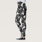Leggings Motif octopus.b Black BG (Gauche)