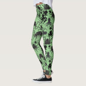 Leggings Motif octopus.w LGreen BG (Gauche)