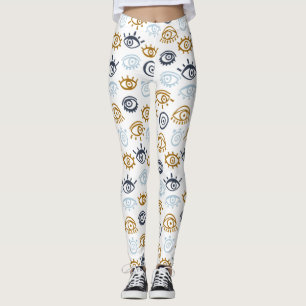 Leggings Motif oeil mal
