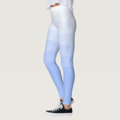 Leggings Motif Ombre de la société bleue (Gauche)